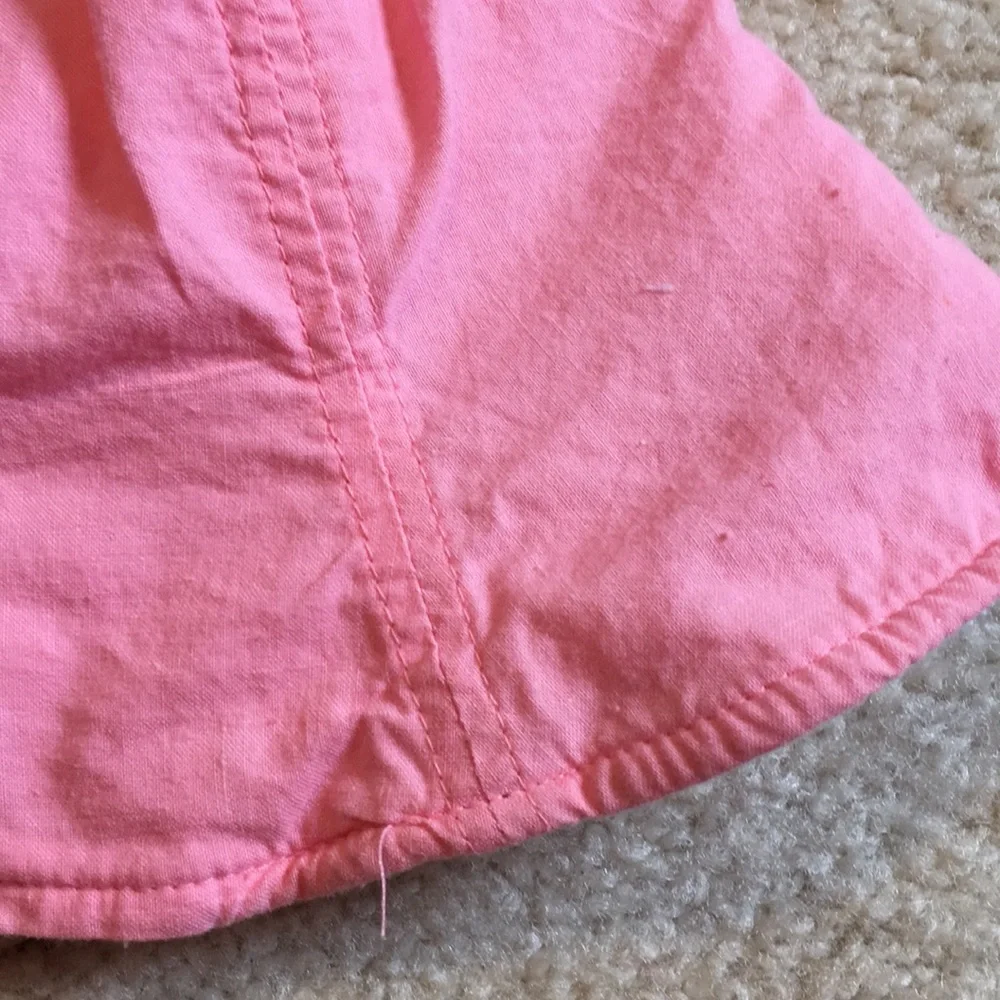 EUC pink embroidered hat